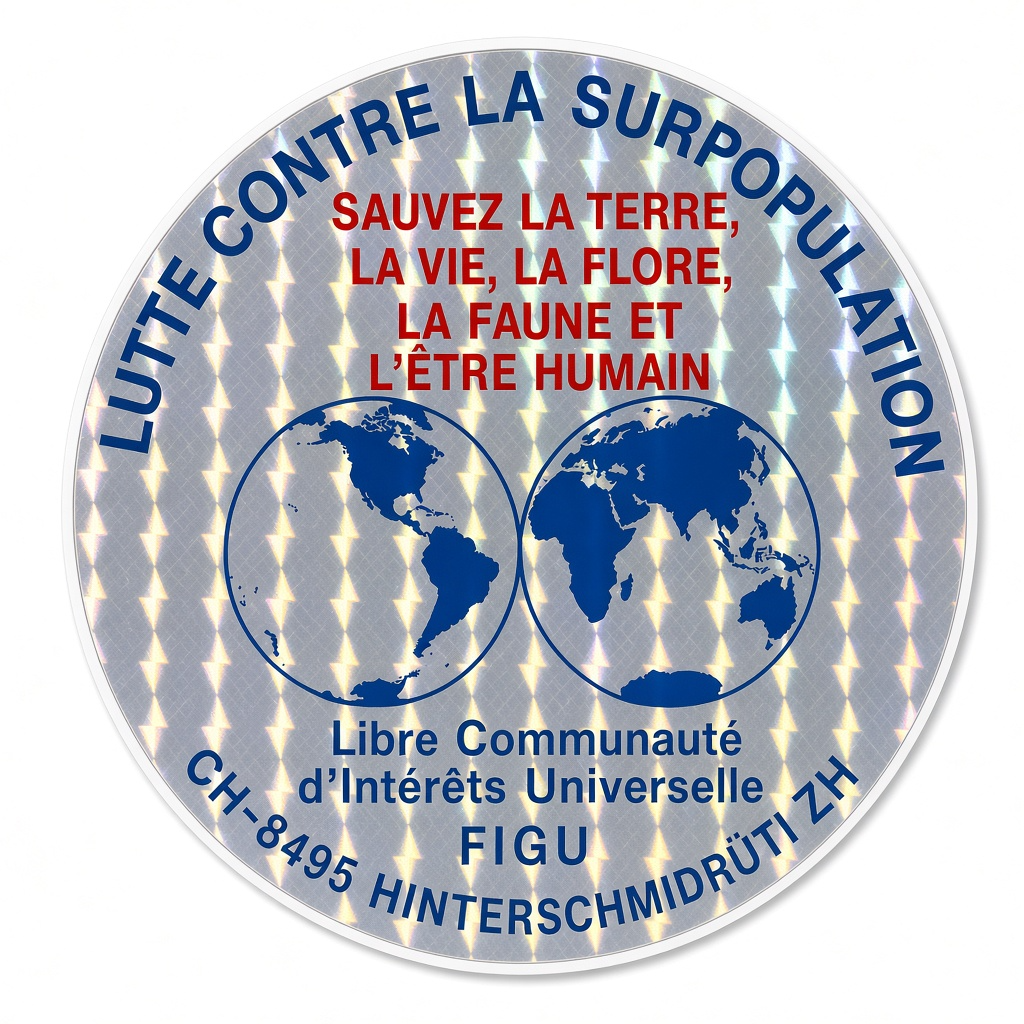 Autocollant FIGU — Lutte contre la surpopulation